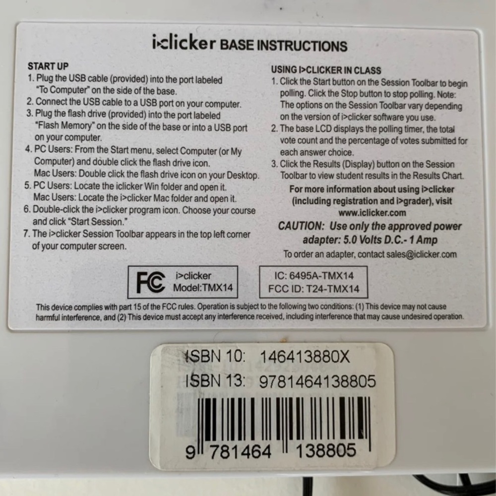 iClicker Base Unit - Picture 3 of 4